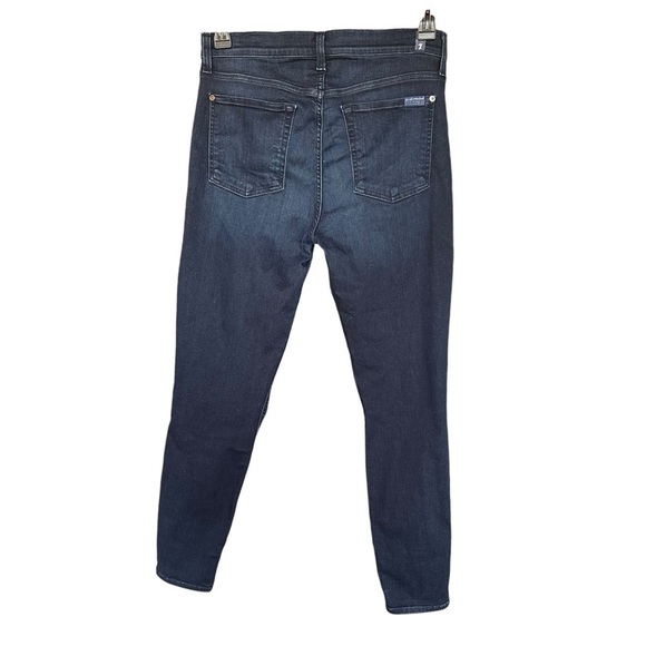 7 For All Mankind high waist  Ankle Givenevere Jeans size 31 - Picture 2 of 14